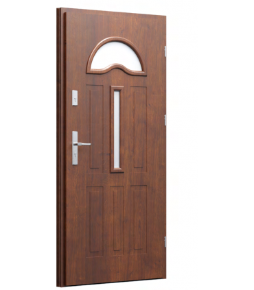 Drzwi zewnętrzne 34 - Orzech