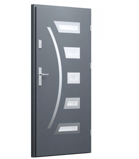 Drzwi zewnętrzne 23 - Czarny Mat
