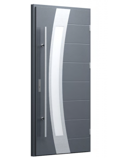 Drzwi zewnętrzne 38 - Antracyt Gładki