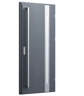 Drzwi zewnętrzne 25b - Antracyt Gładki
