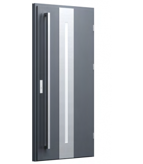 Drzwi zewnętrzne 26a - Antracyt Gładki